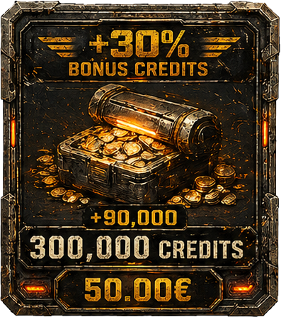 300000 Crédits (+30% – 390.000 credits)