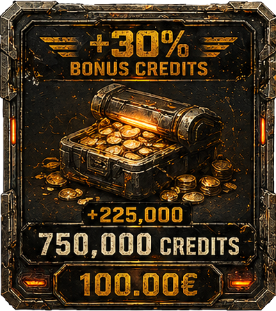 750000 Crédits (+30% – 975.000 credits)
